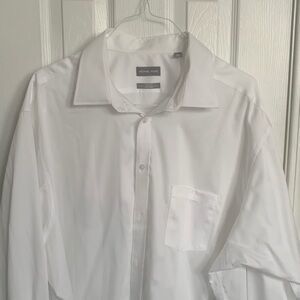 Michael Kors Men's Crisp White Dress Shirt